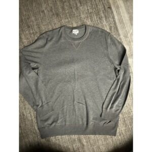 Old Navy Mens XL Gray Crewneck Sweater Cotton Blend Made In India